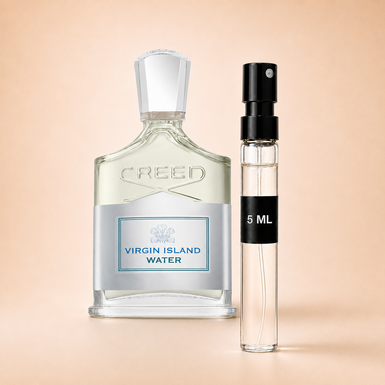 Creed Virgin Island Water 5 ml fragrance decant with original bottle