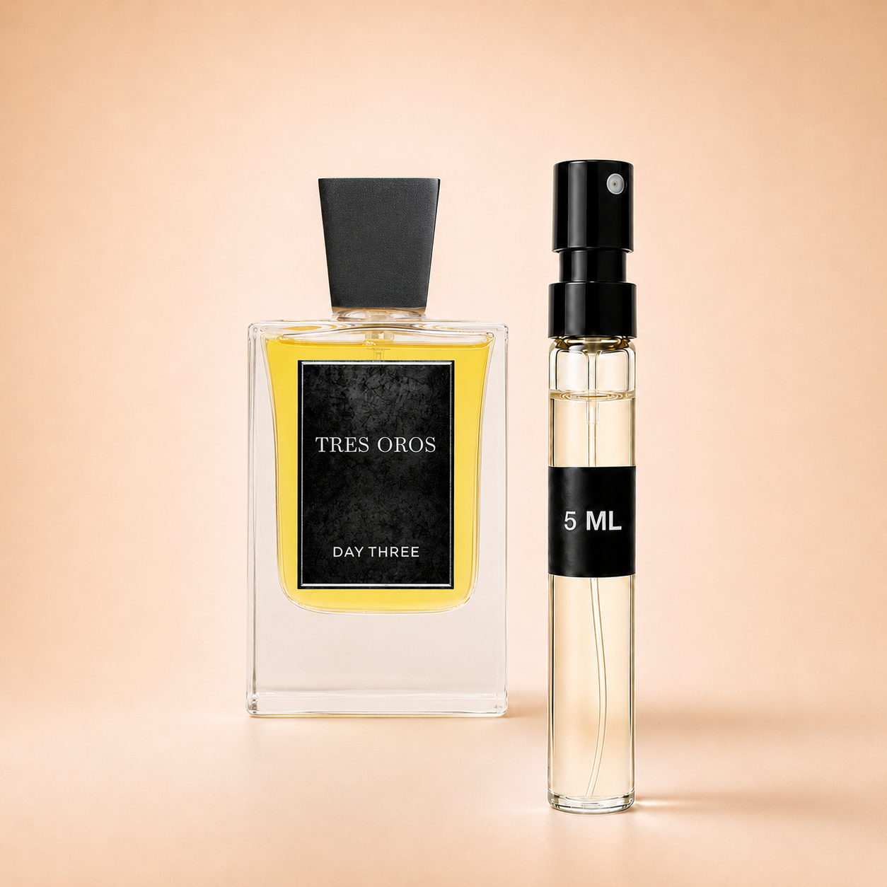Day Three Tres Oros 5 ml fragrance decant with original bottle