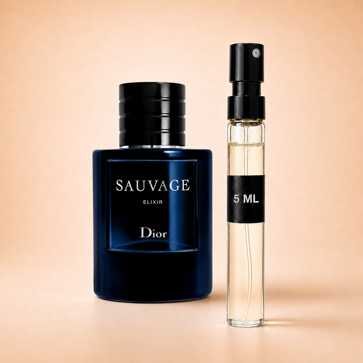 Dior Sauvage Elixir 5 ml fragrance decant with original bottle
