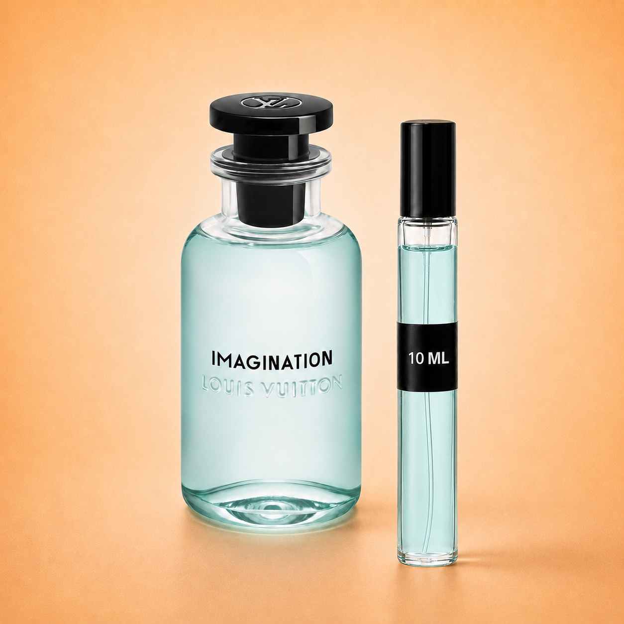 Louis Vuitton Imagination bottle with 10 ml fragrance decant