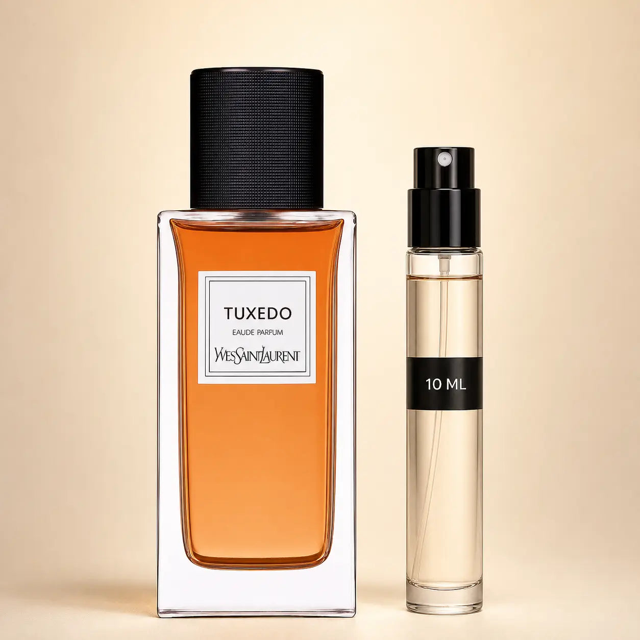 Yves Saint Laurent Tuxedo bottle with 10 mL fragrance decant