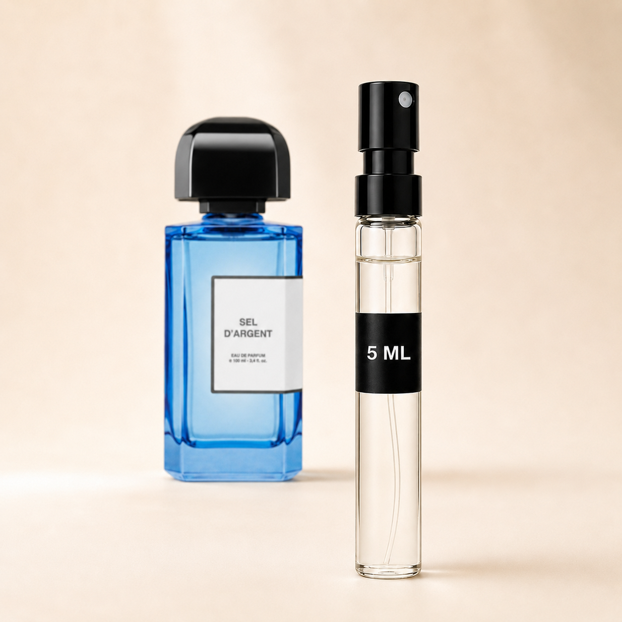 BDK Parfums Sel d’Argent 5 ml fragrance decant with original bottle