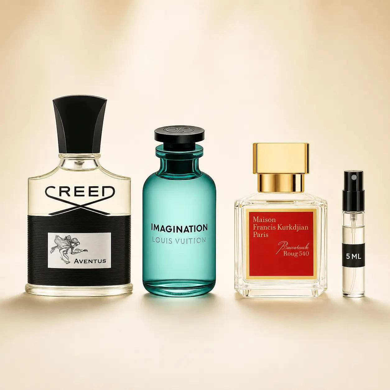 The Core Discovery Pack fragrances with 5 mL decant