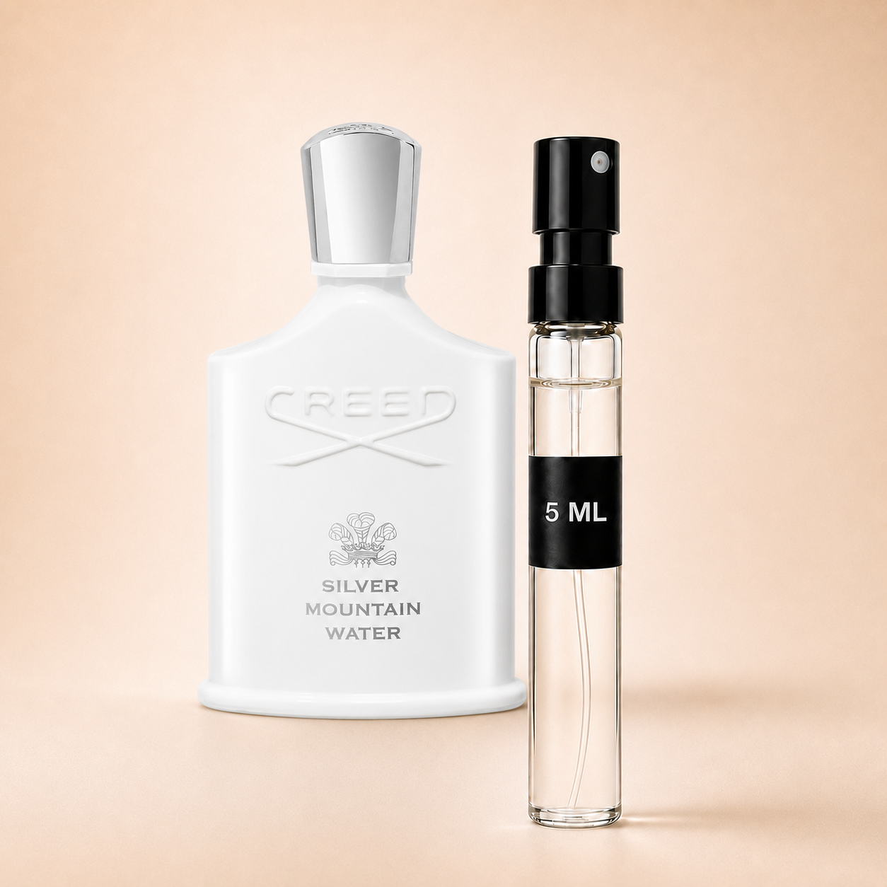 Creed Silver Mountain Water 5 ml fragrance decant with original bottle