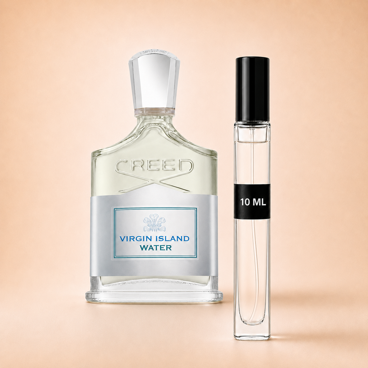 Creed Virgin Island Water 10 ml fragrance decant with original bottle
