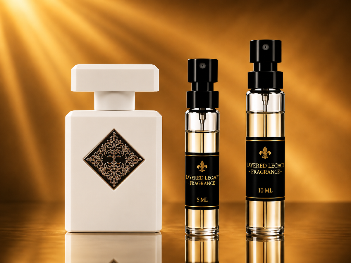 Initio Parfums Paragon Extrait decants by Layered Legacy Fragrance